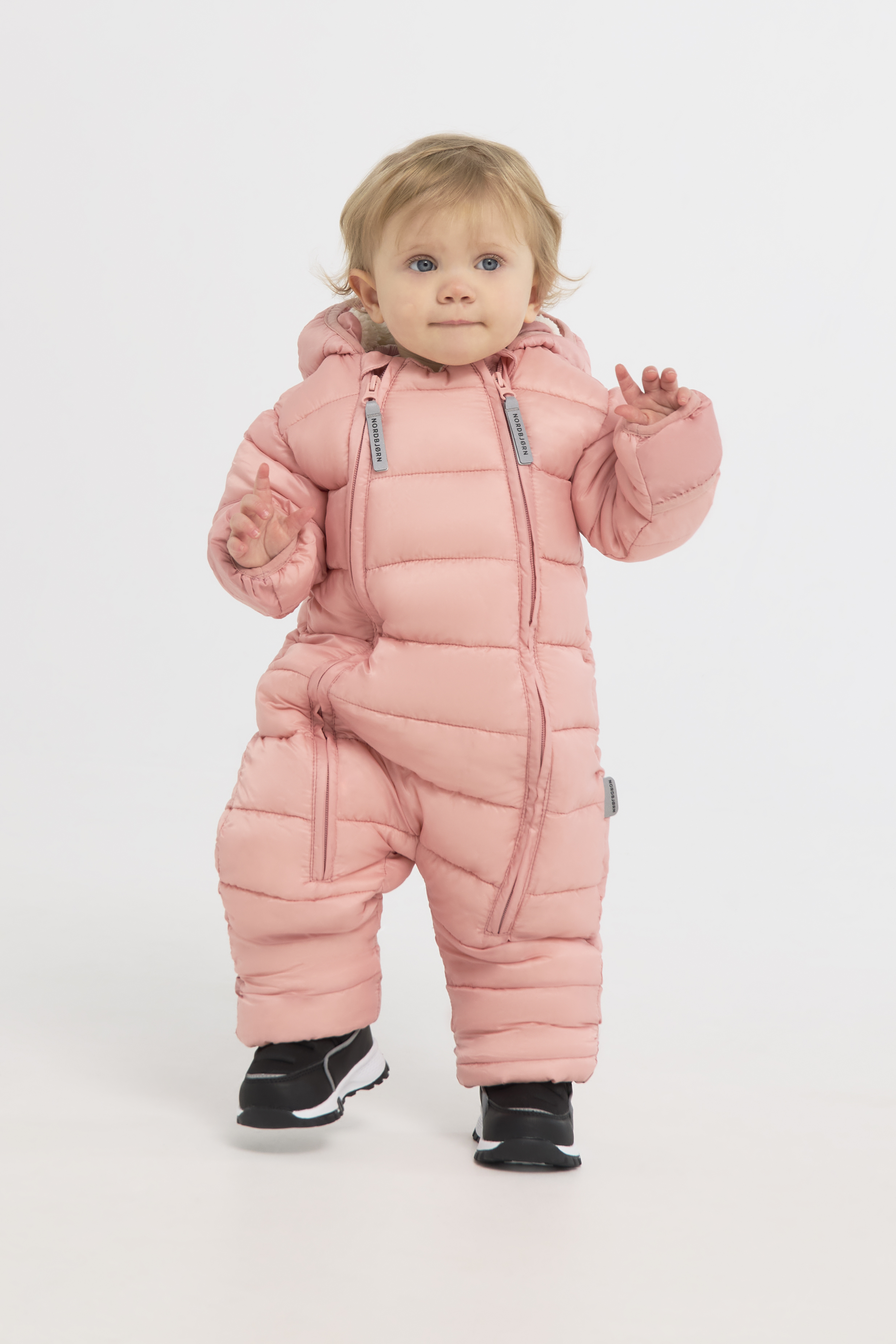 Nordbjørn Pilecub Babyoverall Mellow Rose Stl 68