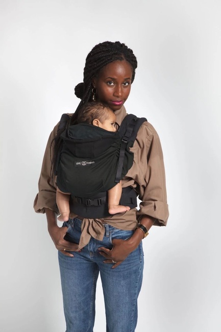 Love Radius HoodieCarrier 2 Bärsele, Black Forest