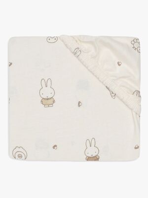 Jollein Dra-på-lakan 60x120, Miffy Family Farm
