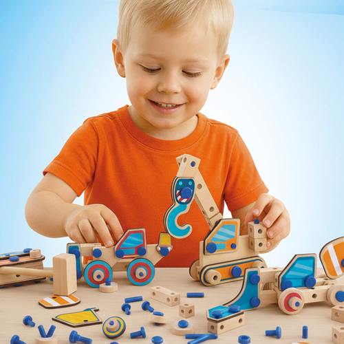 SES Creative Brix Junior Snickeriset Arbetsfordon