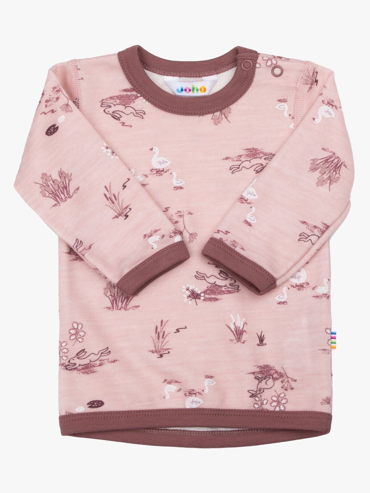 Joha Tröja Merinomix, Light Pink
