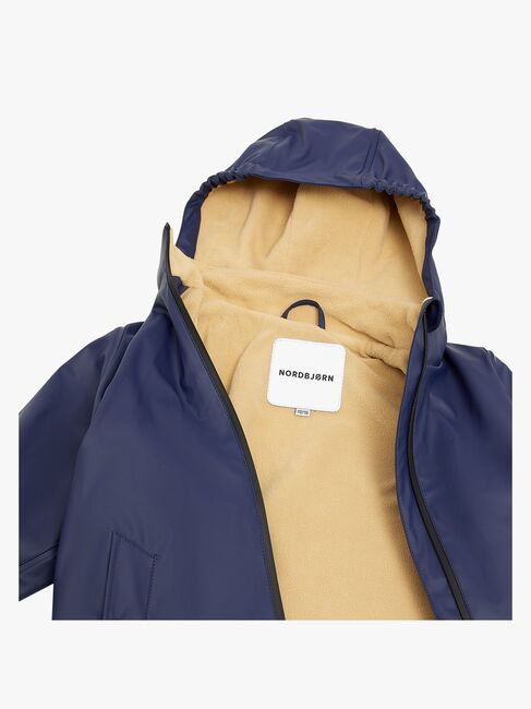 Nordbjørn Marstrand Fodrad Regnjacka, Peacoat Navy