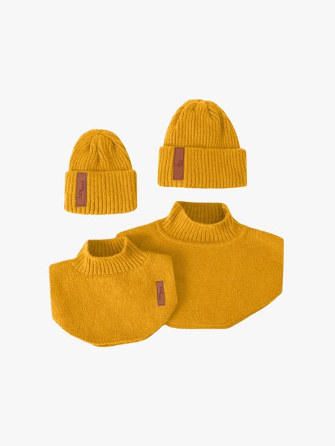 BabyMocs Stickad Mössa, Gul