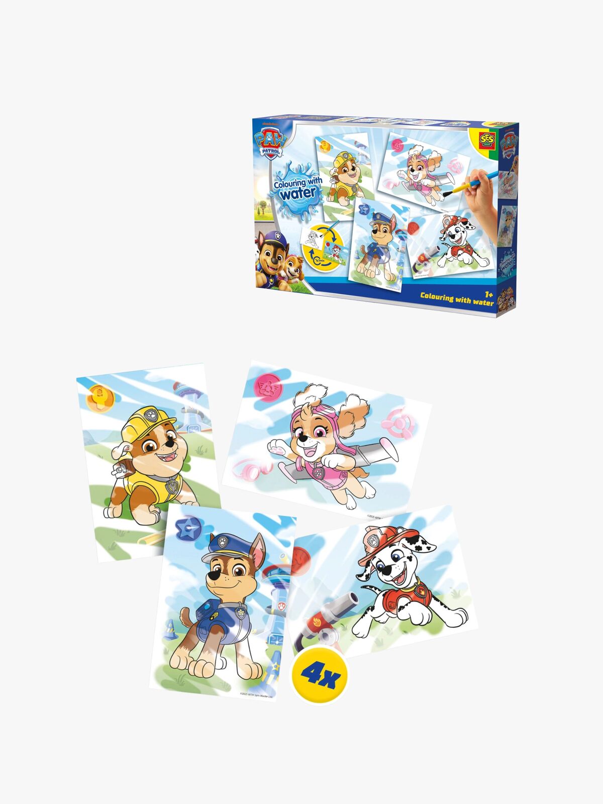SES Creative Paw Patrol Pysselset Färglägg med Vatten