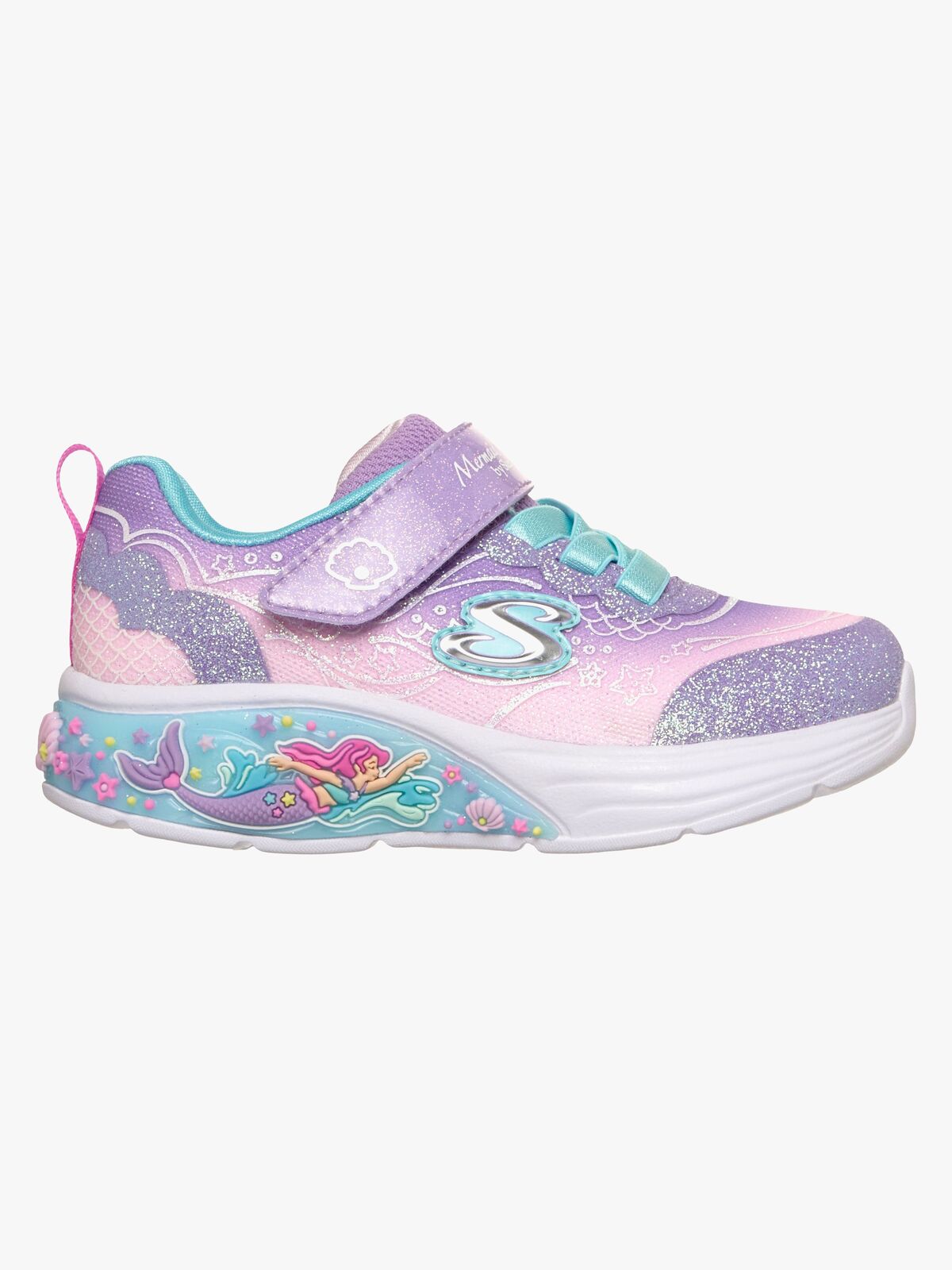 Skechers My Dreamers Lil Mermaid  Blinkande Sneakers, Purple