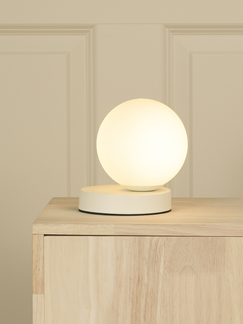 Minitude ORB Bordslampa, Cream White