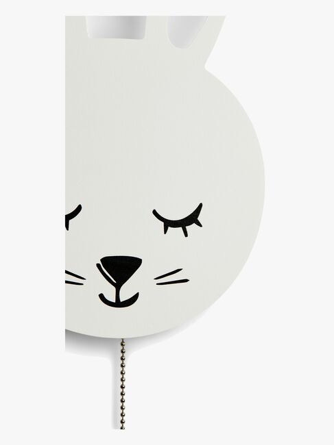 Alice & Fox BIM Vägglampa Kanin, Vit