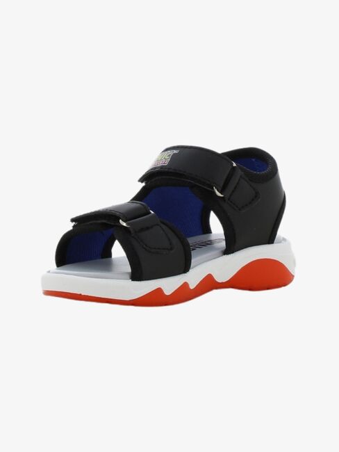 Sonic Blinkande Sandaler, Black/Cobalt Blue