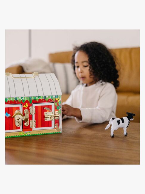 Melissa & Doug Ladugård med Dörrar & Djur