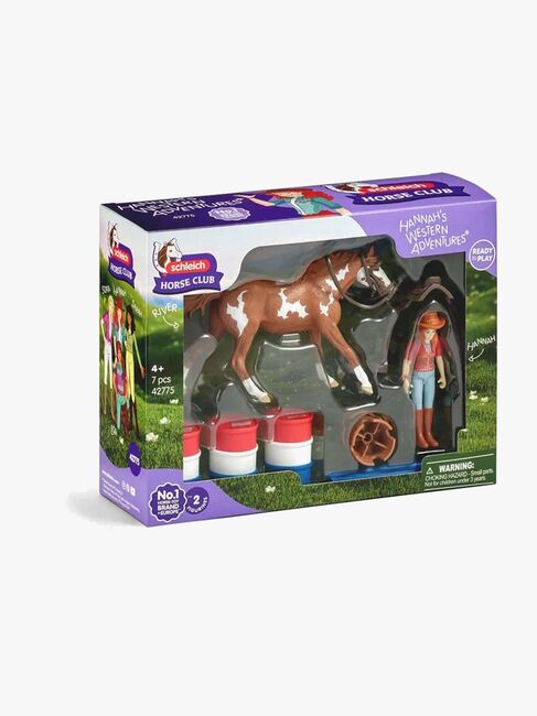 Schleich 42775 Horse Club Hannah's Western Adventures Lekset