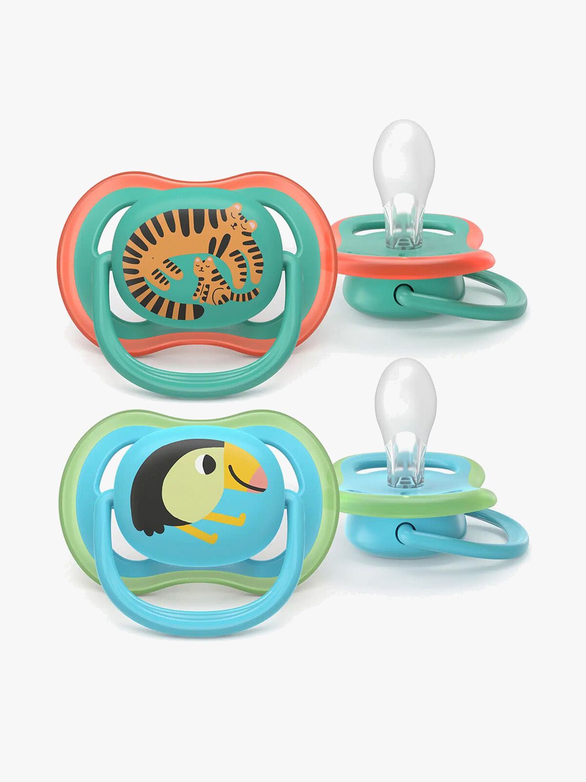 Philips Avent Ultra Air Napp 6–18m 2-Pack, Blå/Turkos