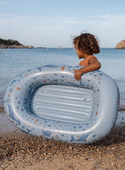 Little Dutch Badmadrass Ocean World Båt, Blue