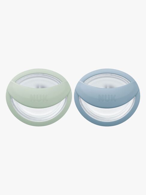 NUK Perfect Match Napp 2-Pack Stl 1, Green/Blue