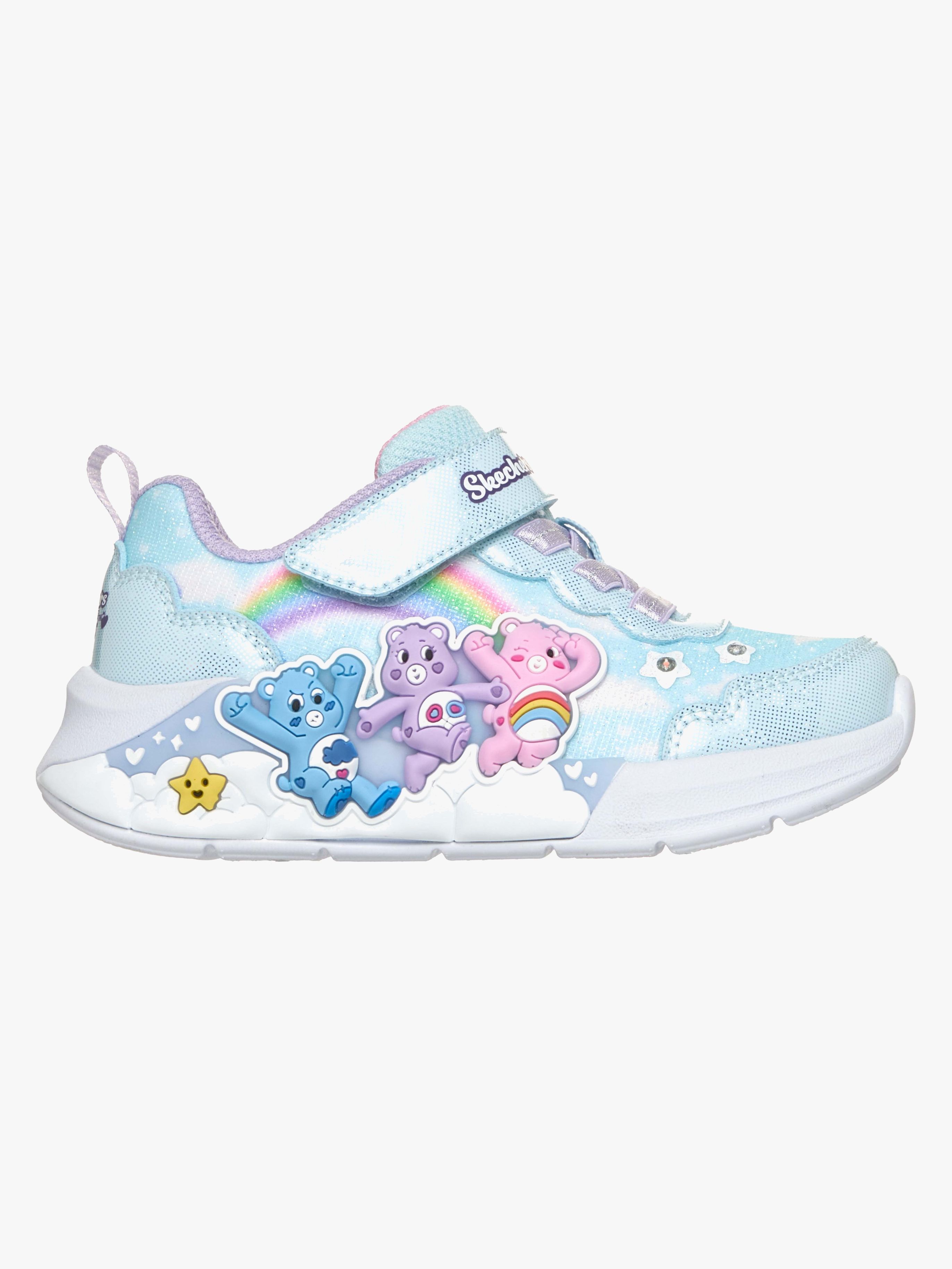 Skechers Lil Snugs Blinkande Sneakers, Blå, 22