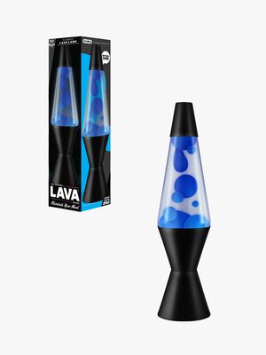 LAVA Lampa Neon 37cm, Blå/Svart