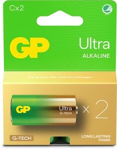 GP Ultra Alkaline G-TECH C/LR14 Batterier Svanenmärkt 2-Pack