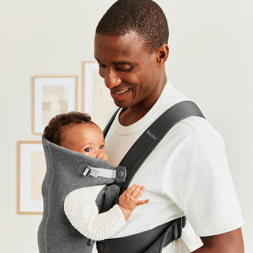 BabyBjörn Mini Bärsele 3D Jersey, Mörkgrå