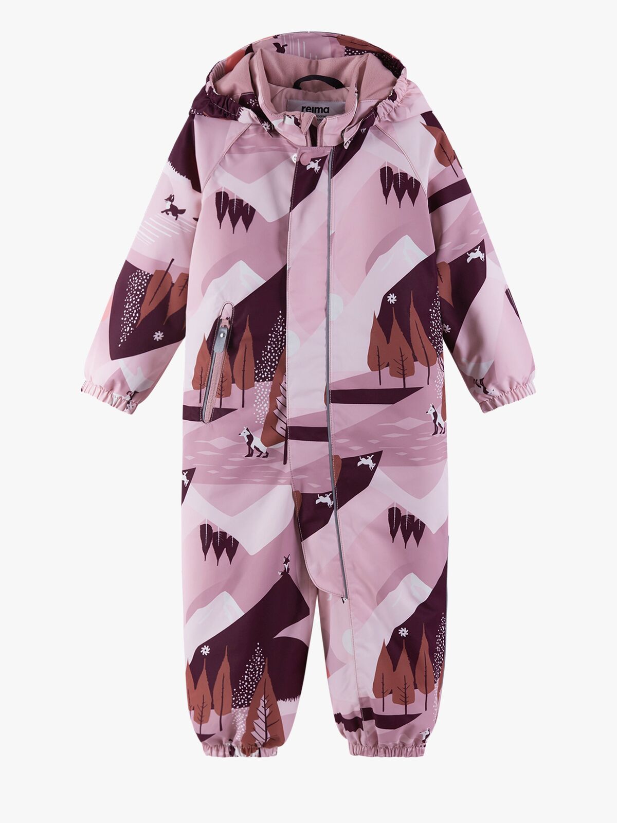 Reimatec Puhuri Overall, Grey Pink