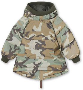 Mini A Ture Baby Wen Anorak, Agave Green