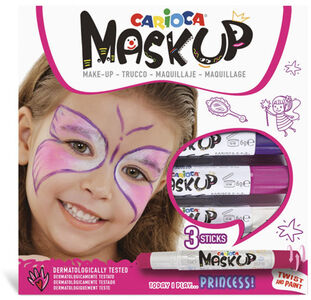 Carioca Maskup Ansiktsfärg Prinsessa 3-Pack