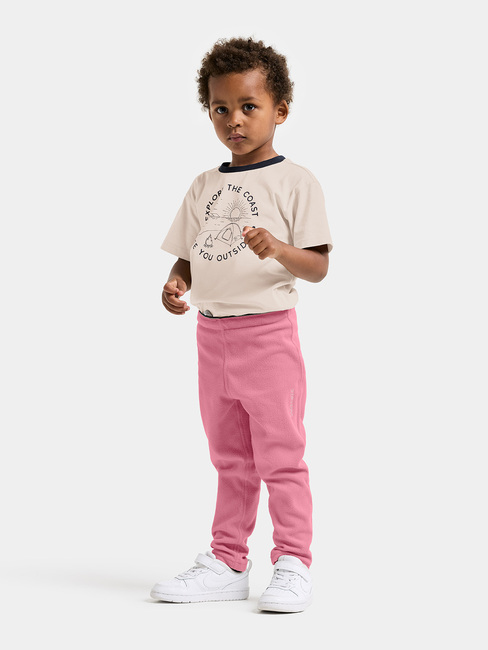 Didriksons Monte Fleecebyxor, Heather Pink