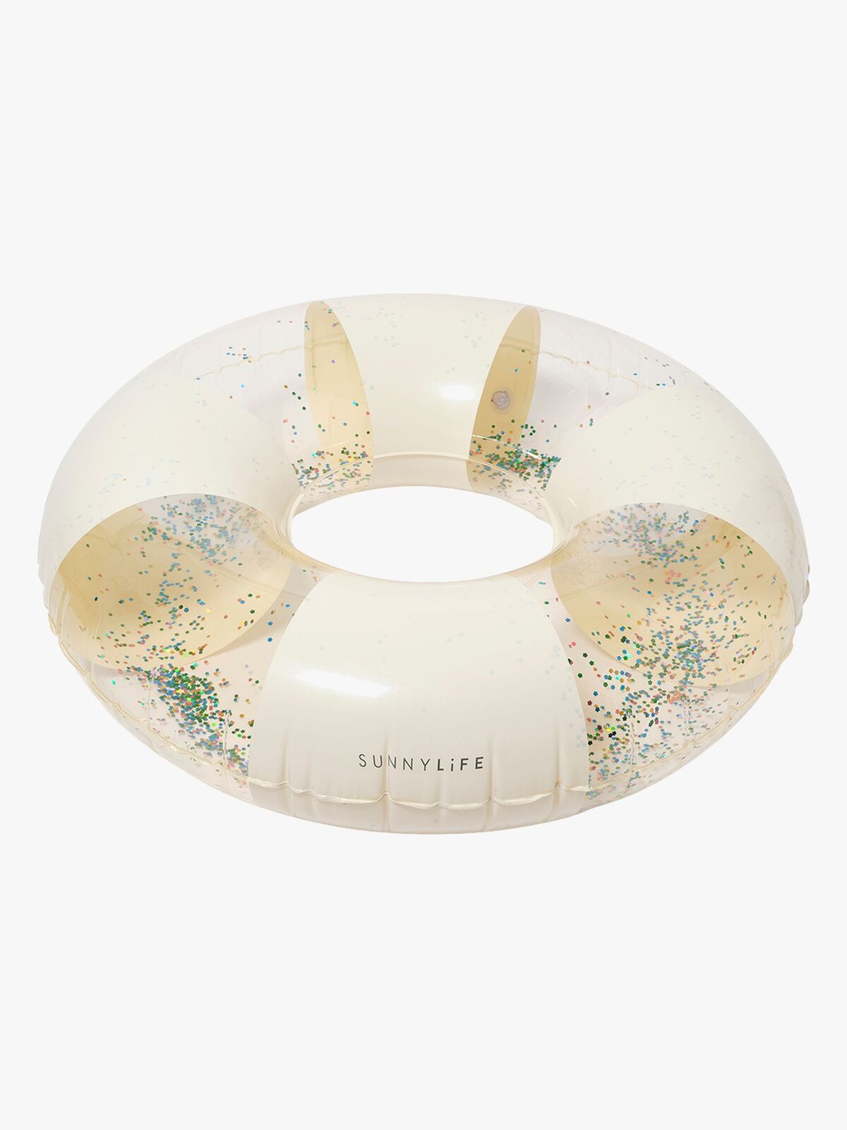 SUNNYLiFE Badring, Cotton Candy Glitter Stripe