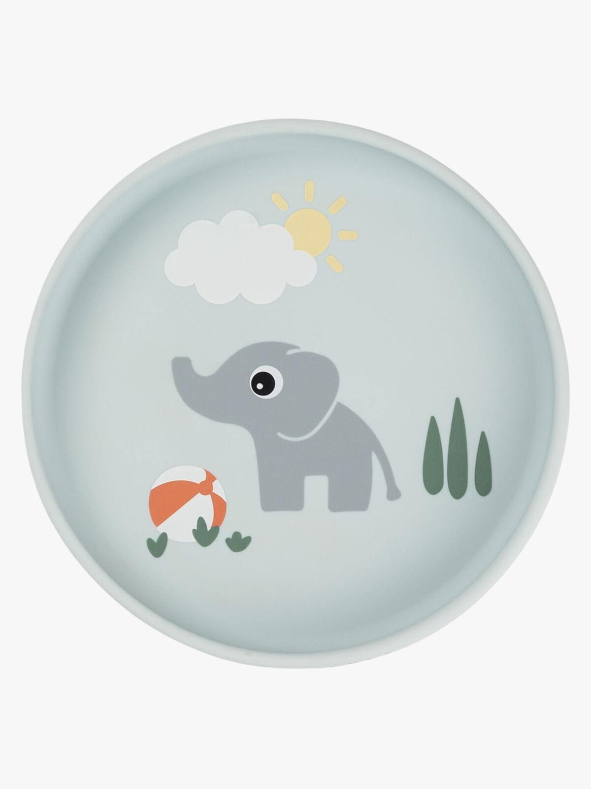 Done By Deer Playground Tallrik Stick & Stay, Blue