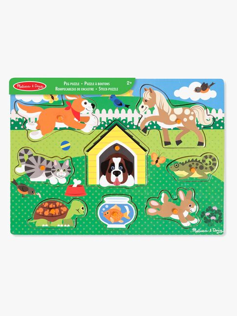 Melissa & Doug Knoppussel Husdjur 8 Bitar