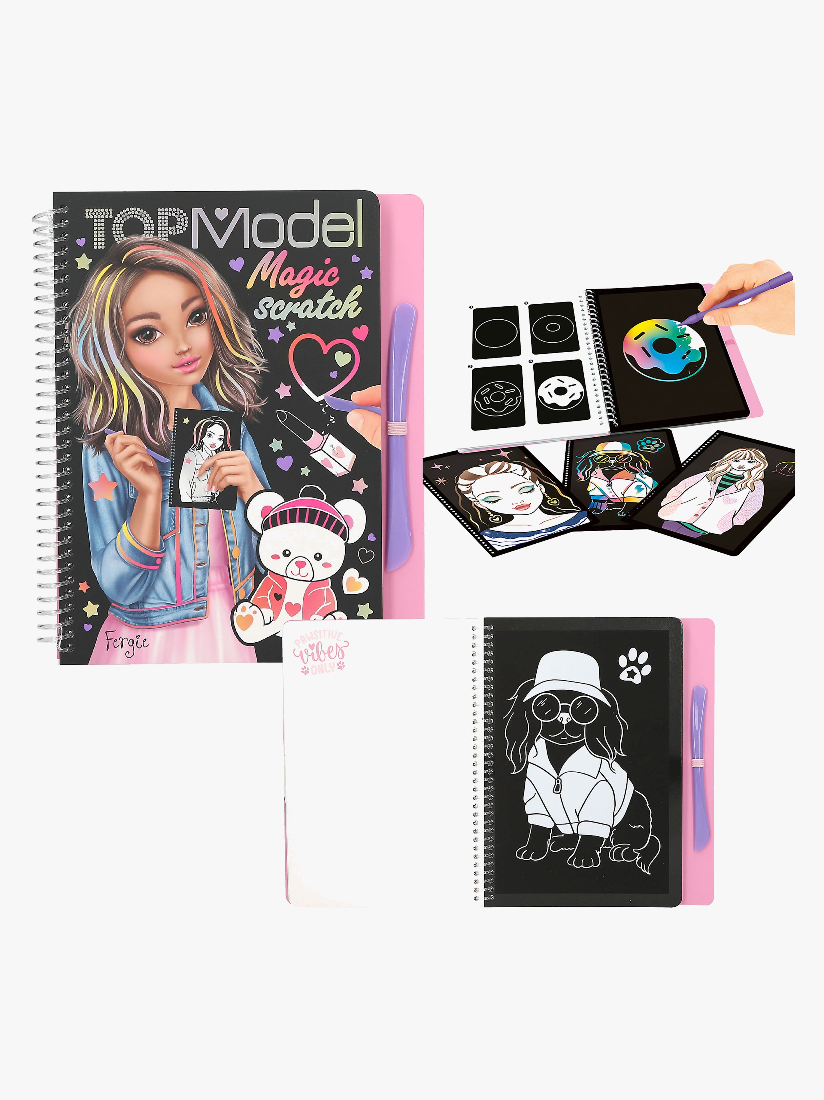 TOPModel Magisk Scratch Bok