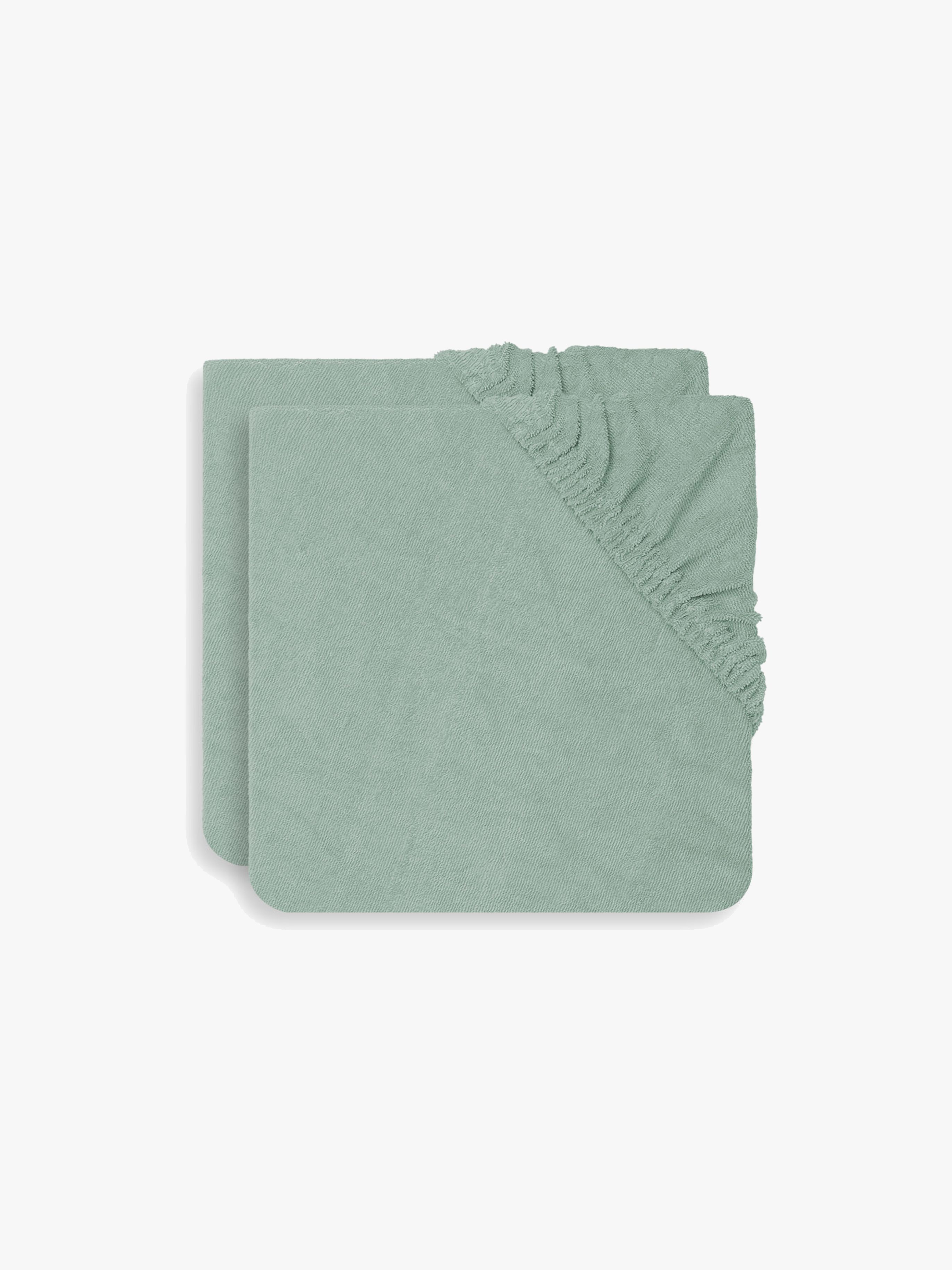 Jollein Skötbäddsöverdrag 50x70 Cm 2-Pack, Ash Green
