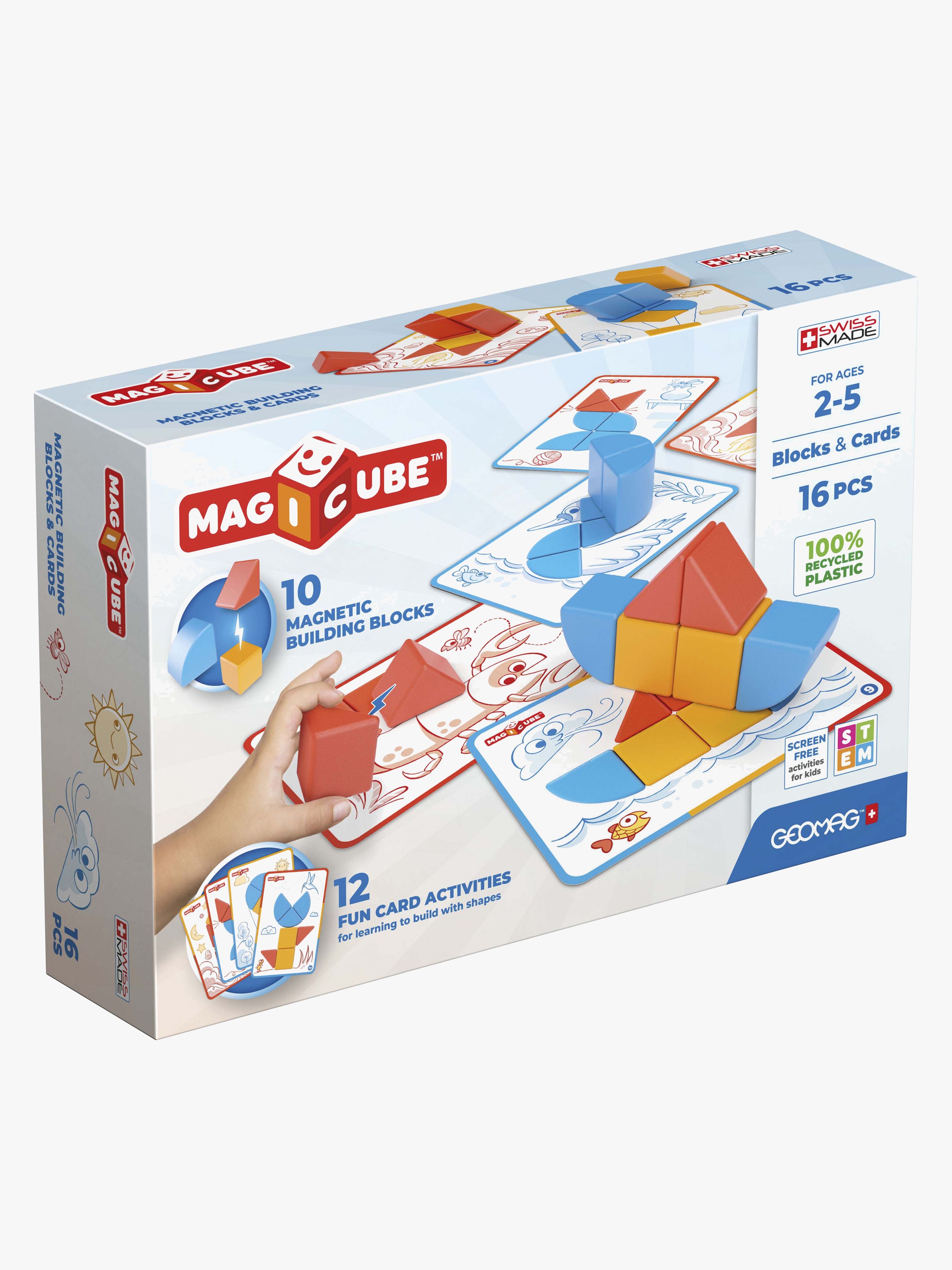 Geomag Magicube Klossar och Kort 16 Bitar