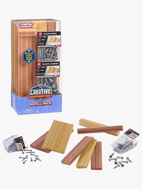 Little Tikes Creative Construction Refillset med Spik & Skruv