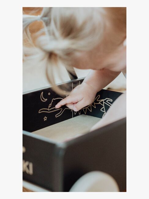 Micki Premium Lära-gå-vagn, Svart