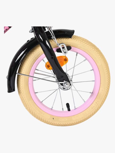 Volare Excellent Cykel med Korg 12 Tum, Svart