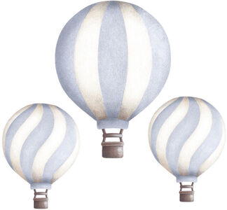 Stickstay Vintage Balloon Set Wallsticker, Blue Sky