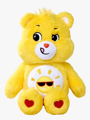 Care Bears Krammebjørnene Solskinsbamse bamse 35 cm, gul