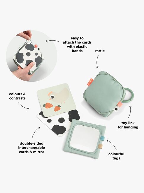 Done By Deer Tiny Farm Aktivitetsleksak, Grön