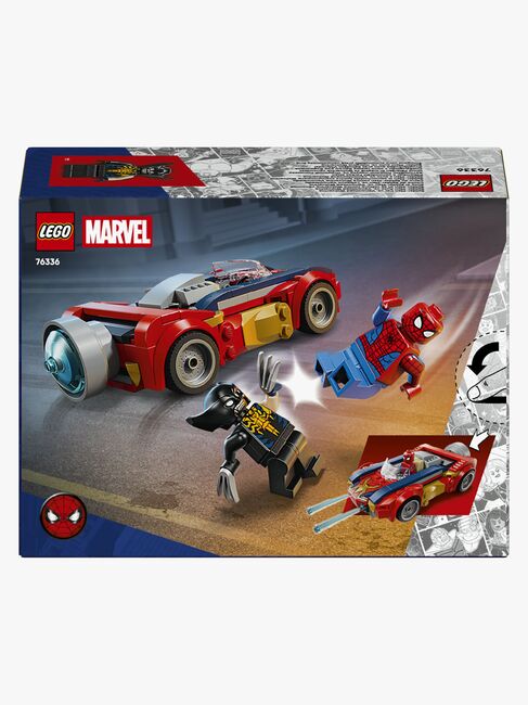 LEGO Super Heroes 76336 Spider-Mans bil mot venomifierad Wolverine