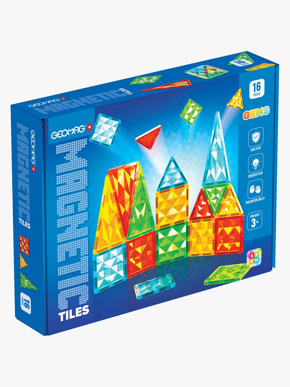 Geomag Gems Byggsats 16 Delar