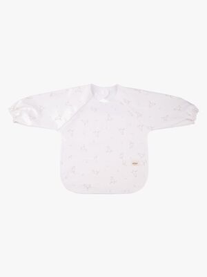 Mumin Langärmliges Lätzchen, Creme