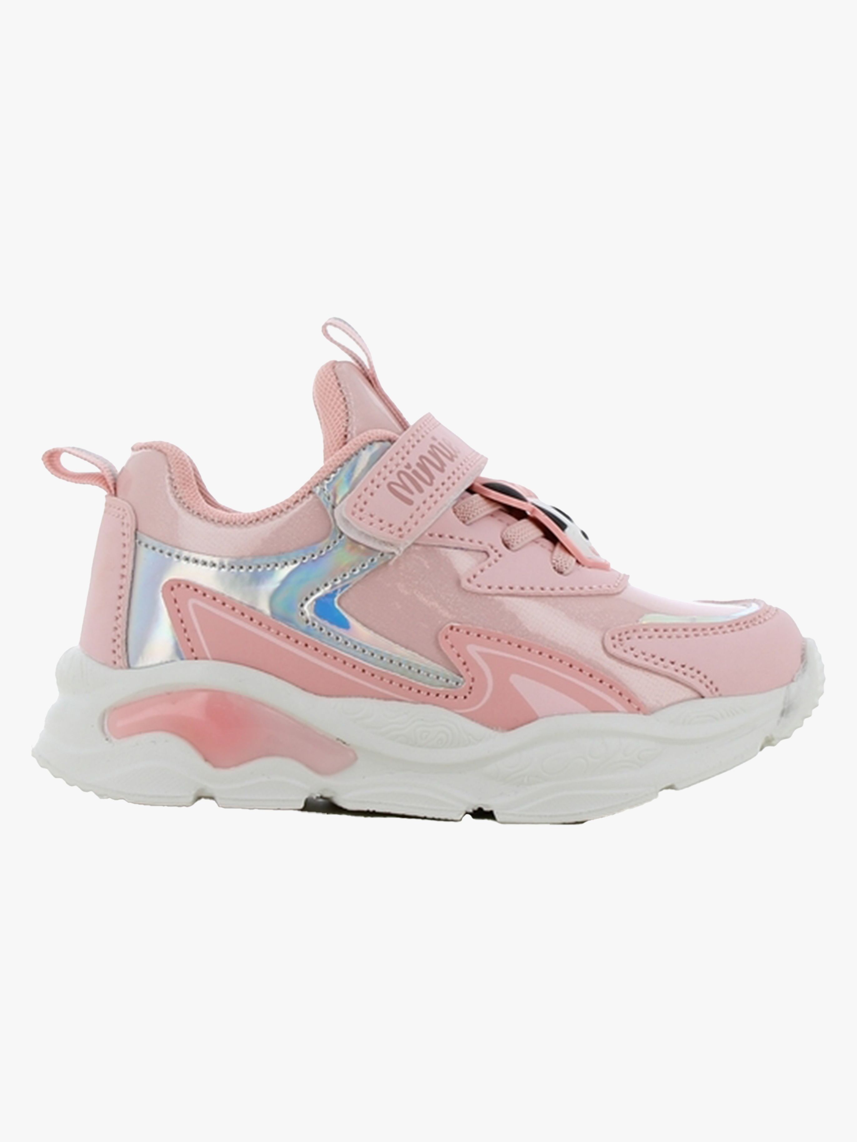 Disney Mimmi Pigg Blinkande Sneakers, Light Pink/Pink, 29