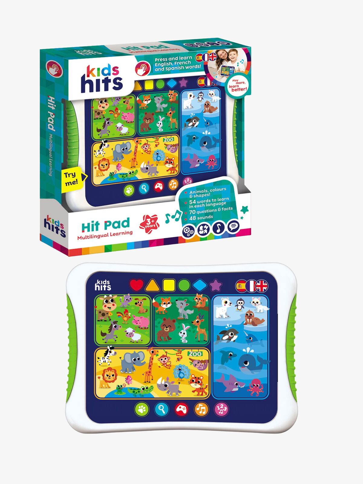 Kids Hits Aktivitetsplatta Multilingual Learning
