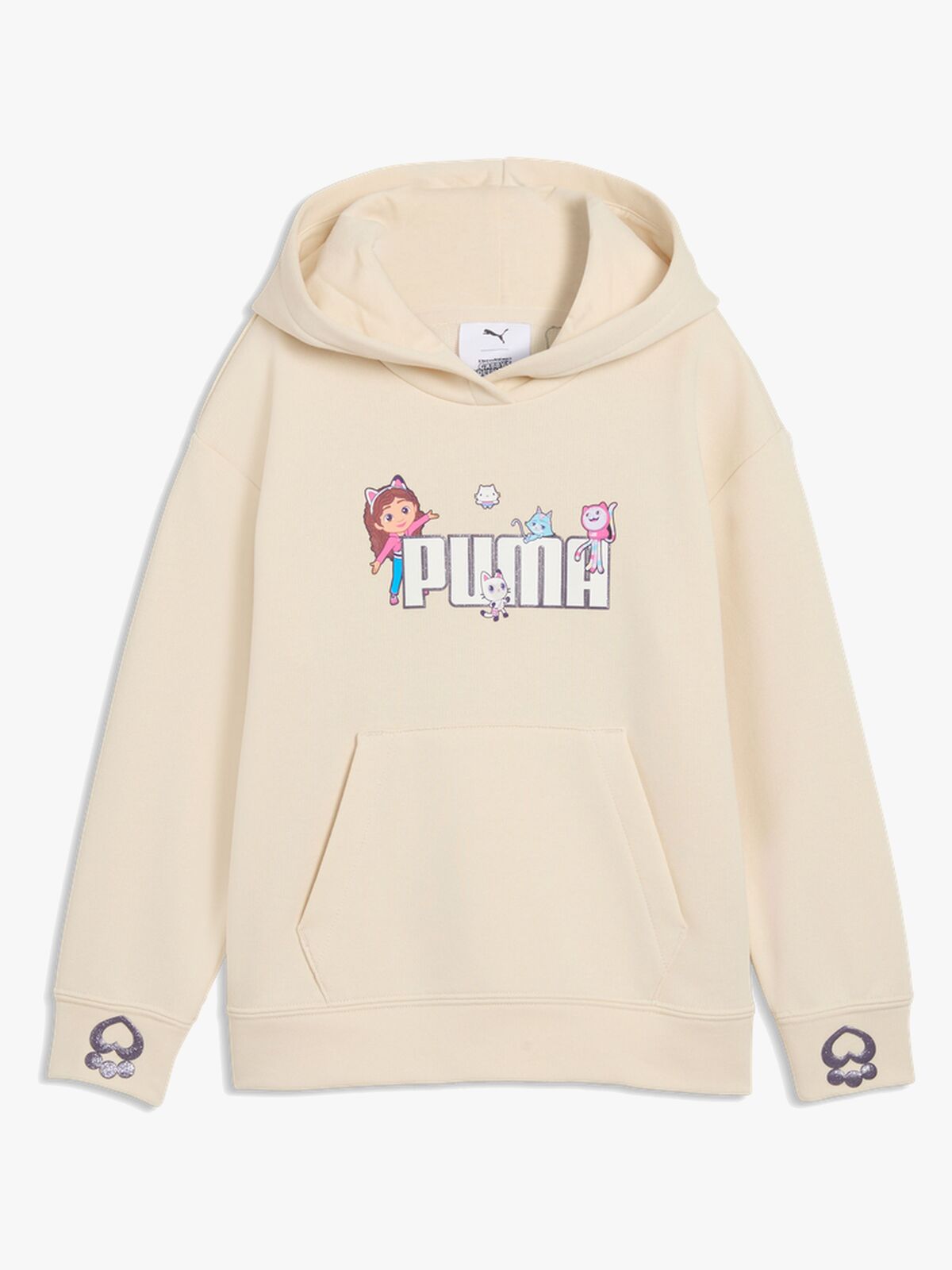 Puma Gabby's Dollhouse  Avslappnad Huvtröja, Vit
