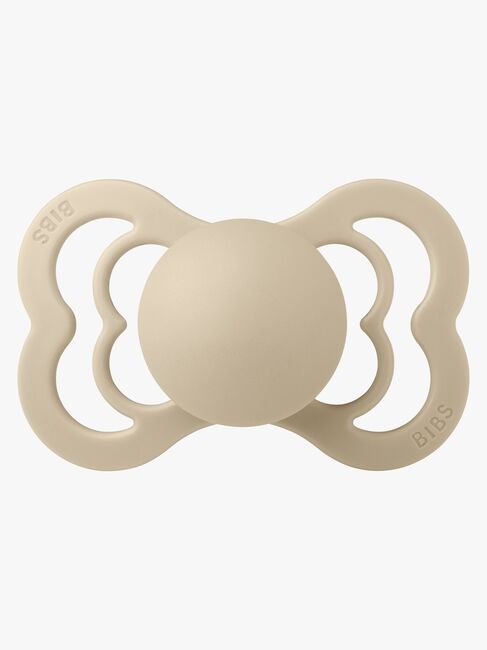 BIBS Supreme Napp Silikon Stl 2, Vanilla