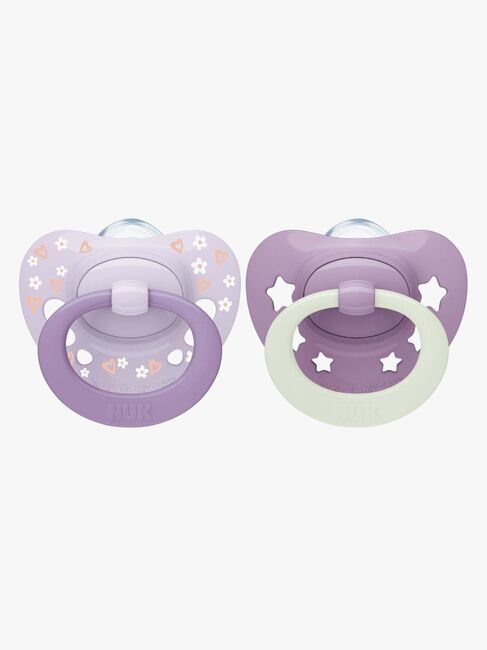 NUK First Choice Classic Day & Night Napp 2-Pack, Lila N175396-Purple-4552_1.jpg