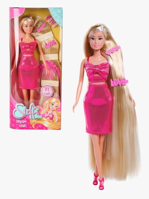 Steffi Love Modedocka med Långt Hår & Tillbehör