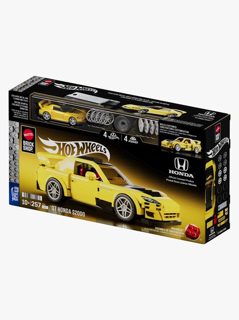 Mattel Brick Shop Hot Wheels Byggset Speed Series '07 Honda S2000