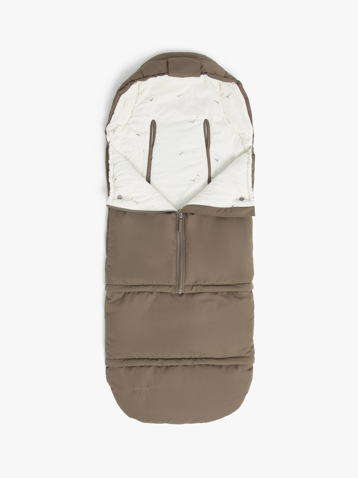 Beemoo Light Åkpåse inkl. Förlängning, Taupe Swallow