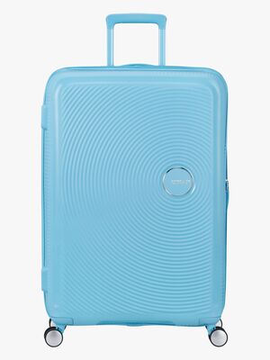 American Tourister Soundbox Spinner Resväska 97-110L, Blueberry Fizz