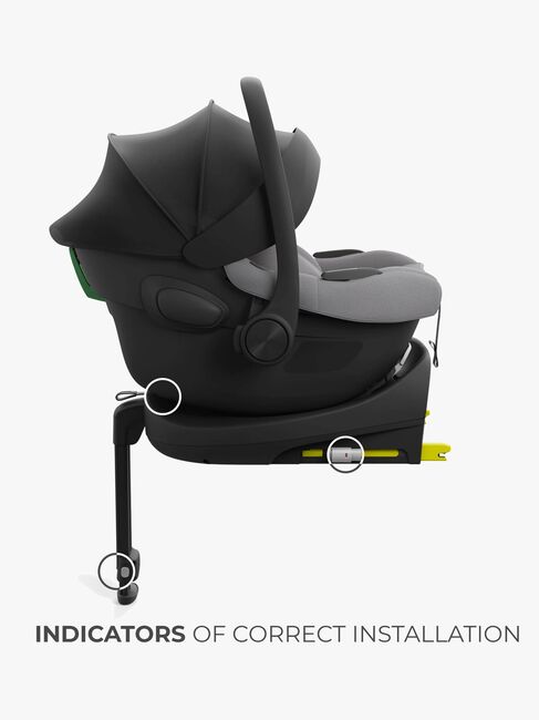 Kinderkraft I-LITE Babyskydd inkl. ENDURA SAFE FX Bas, Grey